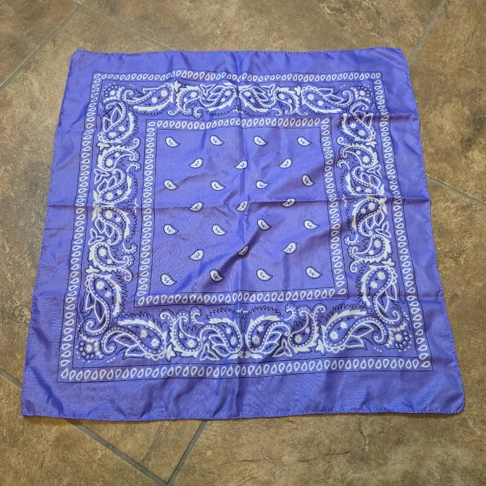 Iris Paisley Printed Classic Bandana